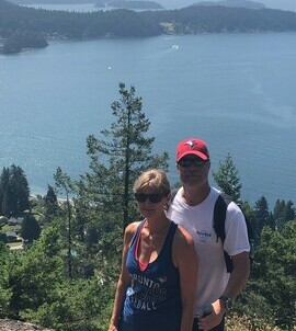 Hiking Photo with husband